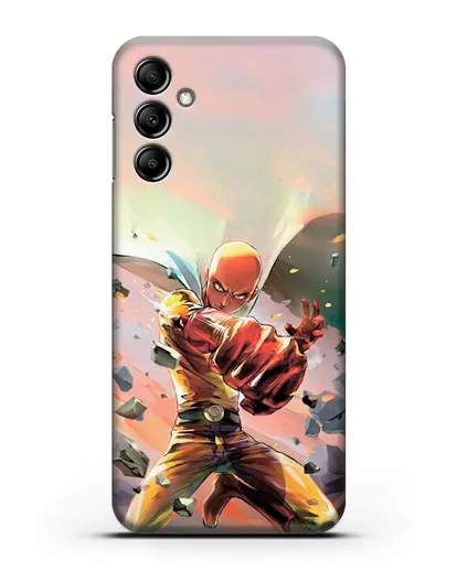 Чехол аниме Ванпанчмен - Серьёзный удар силиконовый для Samsung Galaxy A14 [SM-A145]