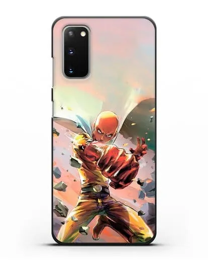 Чехол аниме Ванпанчмен - Серьёзный удар силиконовый для Samsung Galaxy S20 [SM-G980F]