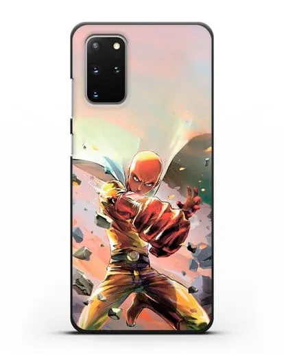 Чехол аниме Ванпанчмен - Серьёзный удар силиконовый для Samsung Galaxy S20 Plus [SM-G985F]
