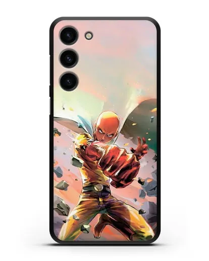 Чехол аниме Ванпанчмен - Серьёзный удар силиконовый для Samsung Galaxy S23 Plus [SM-S916]