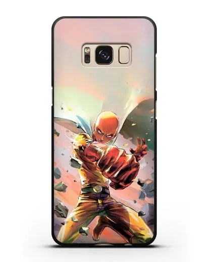 Чехол аниме Ванпанчмен - Серьёзный удар силиконовый для Samsung Galaxy S8 Plus [SM-G955F]