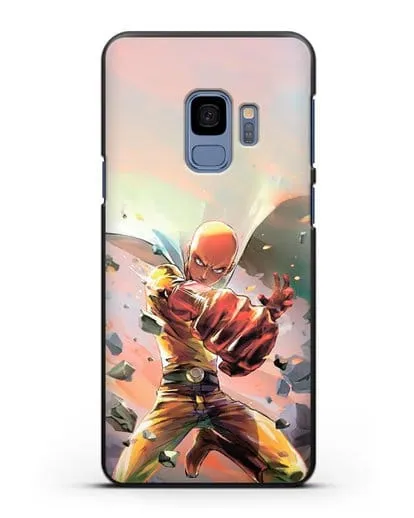 Чехол аниме Ванпанчмен - Серьёзный удар силиконовый для Samsung Galaxy S9 [SM-G960F]