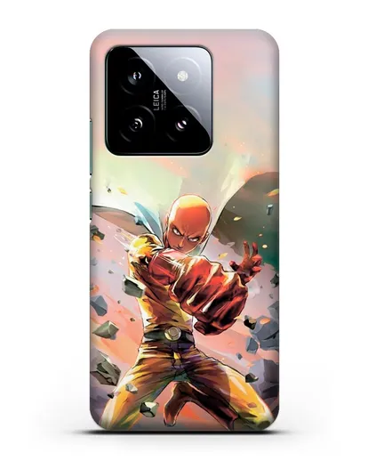 Чехол аниме Ванпанчмен - Серьёзный удар силиконовый для Xiaomi 14