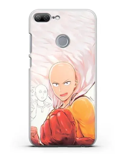 Чехол аниме Ванпанчмен - Герой Сайтама силиконовый для Honor 9 Lite