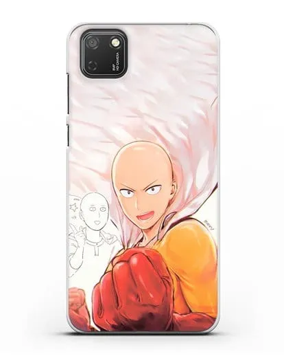 Чехол аниме Ванпанчмен - Герой Сайтама силиконовый для Honor 9S