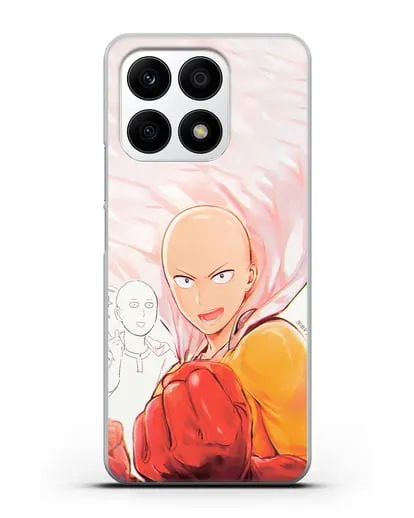 Чехол аниме Ванпанчмен - Герой Сайтама силиконовый для Honor X8a