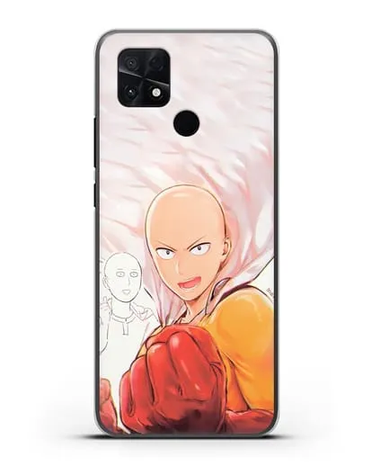 Чехол аниме Ванпанчмен - Герой Сайтама силиконовый для Xiaomi Poco C40