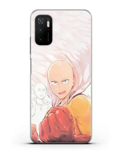 Чехол аниме Ванпанчмен - Герой Сайтама силиконовый для Xiaomi Poco M3 Pro