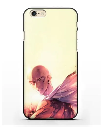Чехол аниме Ванпанчмен - Улыбка Сайтамы силиконовый для iPhone 6