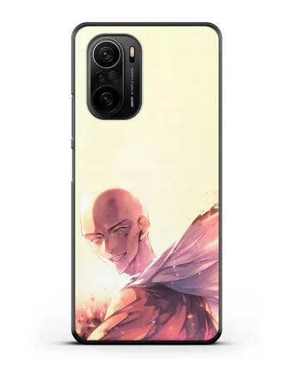 Чехол аниме Ванпанчмен - Улыбка Сайтамы силиконовый для Xiaomi Poco F3