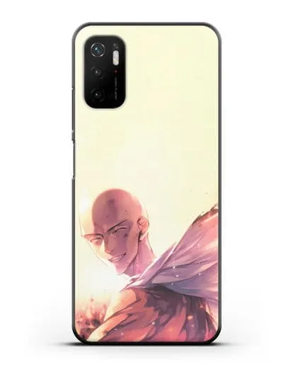 Чехол аниме Ванпанчмен - Улыбка Сайтамы силиконовый для Xiaomi Poco M3 Pro