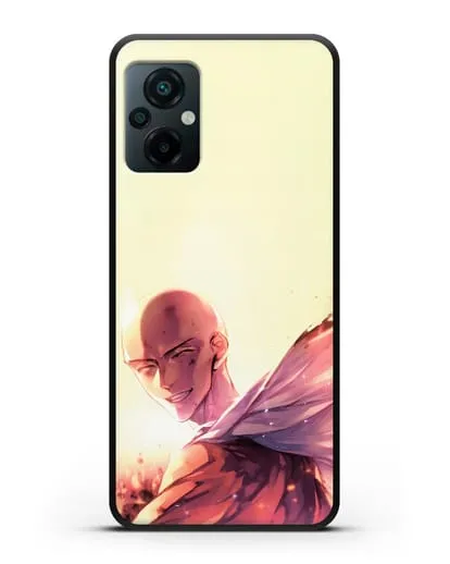 Чехол аниме Ванпанчмен - Улыбка Сайтамы силиконовый для Xiaomi Poco M5