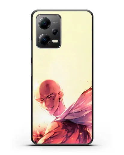 Чехол аниме Ванпанчмен - Улыбка Сайтамы силиконовый для Xiaomi Poco X5