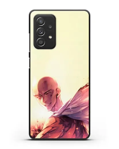 Чехол аниме Ванпанчмен - Улыбка Сайтамы силиконовый для Samsung Galaxy A53