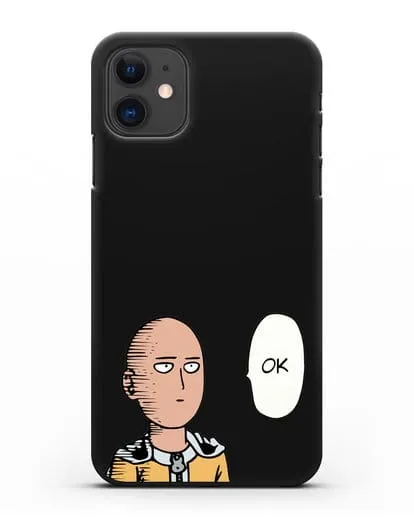 Чехол аниме Ванпанчмен - Ок силиконовый для iPhone 11