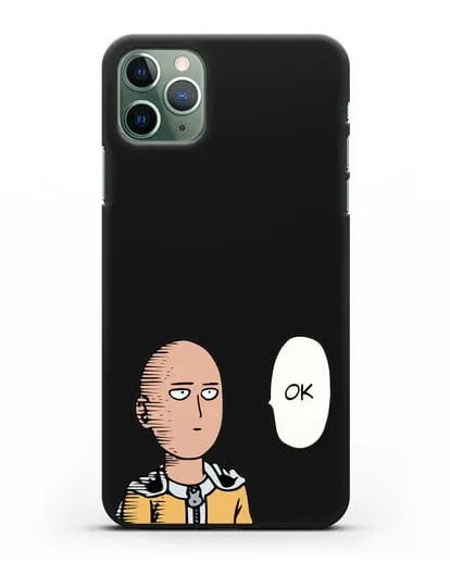 Чехол аниме Ванпанчмен - Ок силиконовый для iPhone 11 Pro