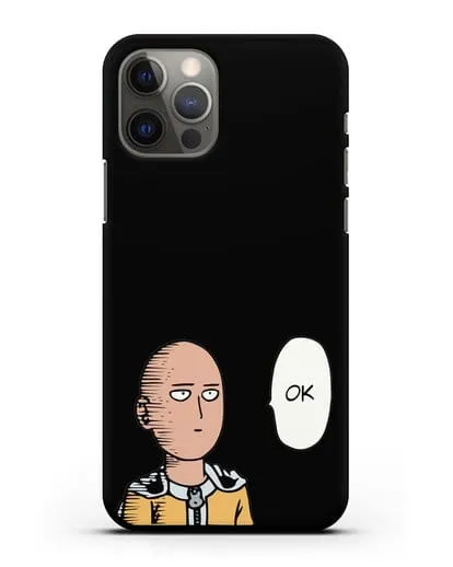 Чехол аниме Ванпанчмен - Ок силиконовый для iPhone 12 Pro