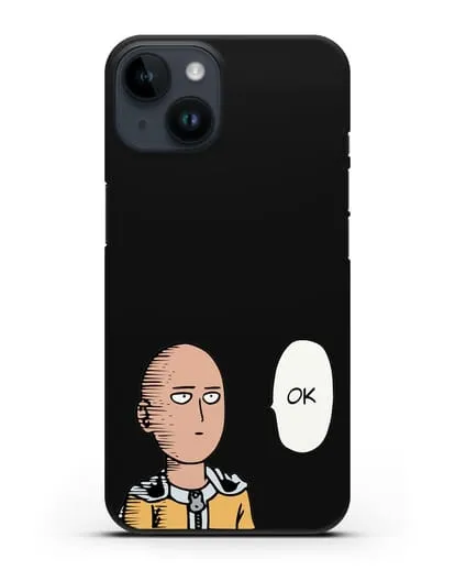 Чехол аниме Ванпанчмен - Ок силиконовый для iPhone 14