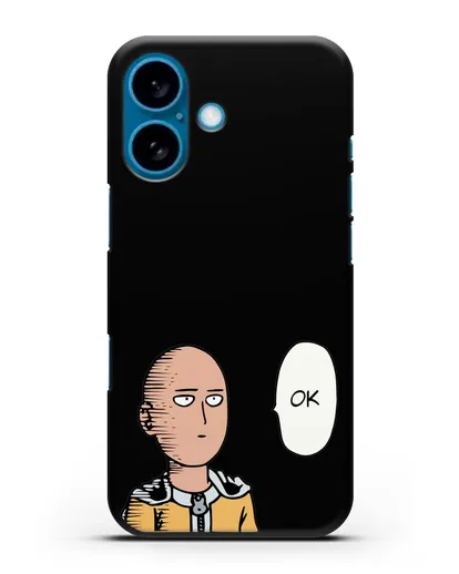 Чехол аниме Ванпанчмен - Ок силиконовый для iPhone 16