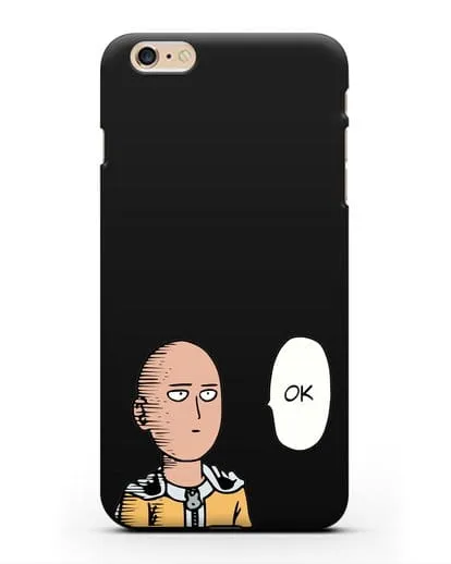 Чехол аниме Ванпанчмен - Ок силиконовый для iPhone 6 Plus