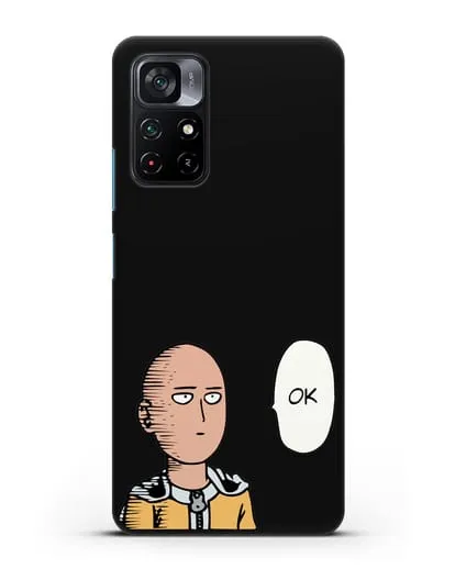 Чехол аниме Ванпанчмен - Ок силиконовый для Xiaomi Poco M4 Pro 5G