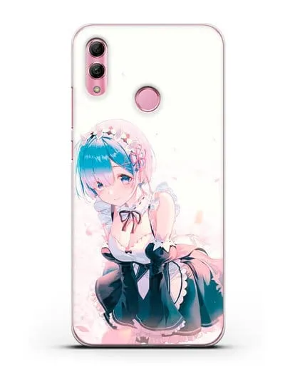 Чехол аниме Re:zero жизнь с нуля - Рем силиконовый для Honor 10 Lite
