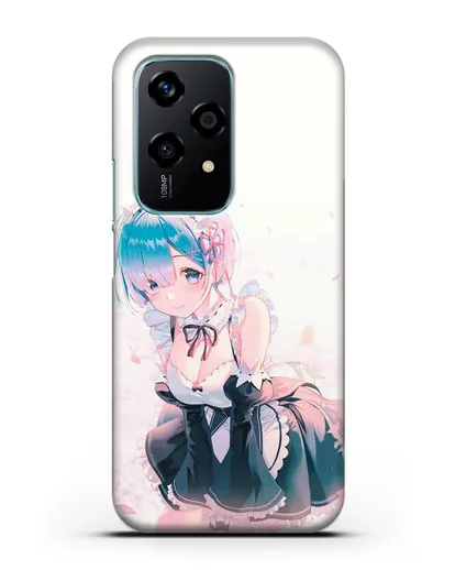 Чехол аниме Re:zero жизнь с нуля - Рем силиконовый для Honor 200 Lite