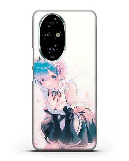 Чехол аниме Re:zero жизнь с нуля - Рем силиконовый для Honor 200 Pro