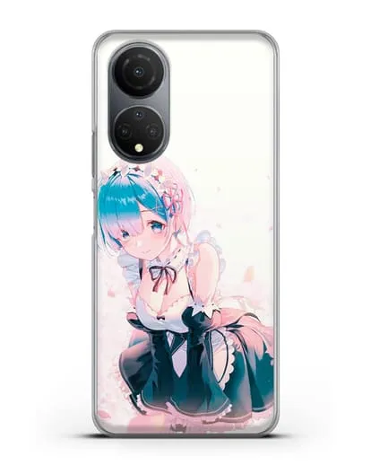 Чехол аниме Re:zero жизнь с нуля - Рем силиконовый для Honor X7