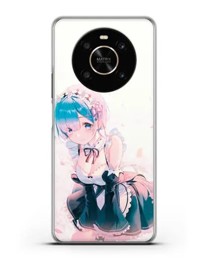 Чехол аниме Re:zero жизнь с нуля - Рем силиконовый для Honor X9