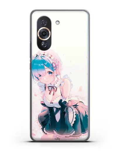 Чехол аниме Re:zero жизнь с нуля - Рем силиконовый для Huawei Nova 10
