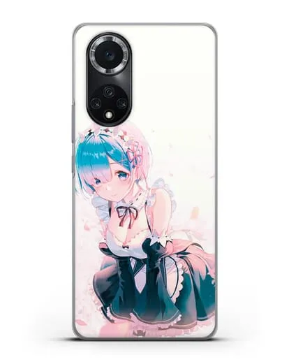 Чехол аниме Re:zero жизнь с нуля - Рем силиконовый для Huawei Nova 9