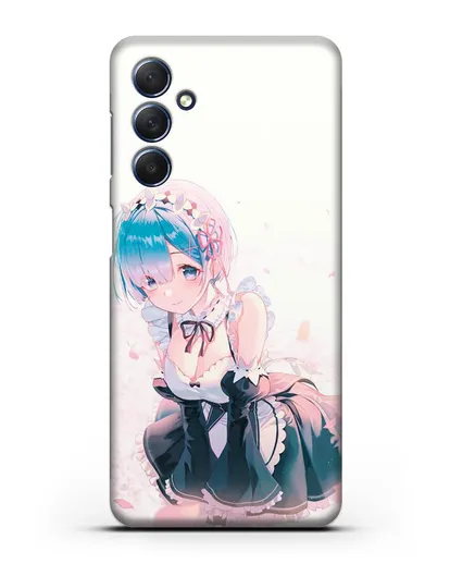 Чехол аниме Re:zero жизнь с нуля - Рем силиконовый для Samsung Galaxy M54 [SM-M546]
