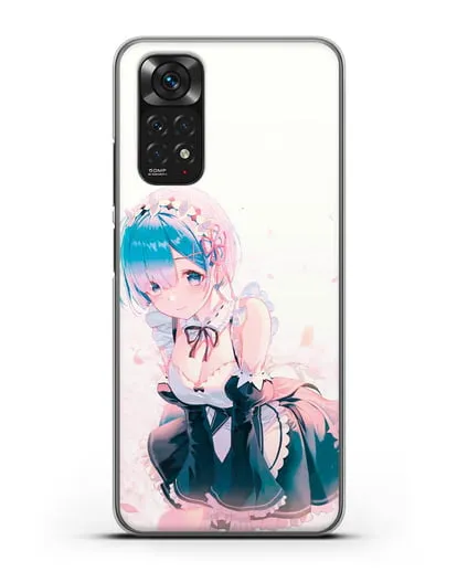 Чехол аниме Re:zero жизнь с нуля - Рем силиконовый для Xiaomi Redmi Note 11S