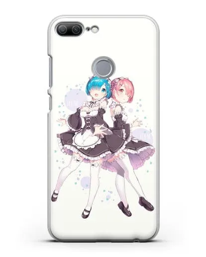 Чехол аниме Re:zero жизнь с нуля - Рем и Рам силиконовый для Honor 9 Lite