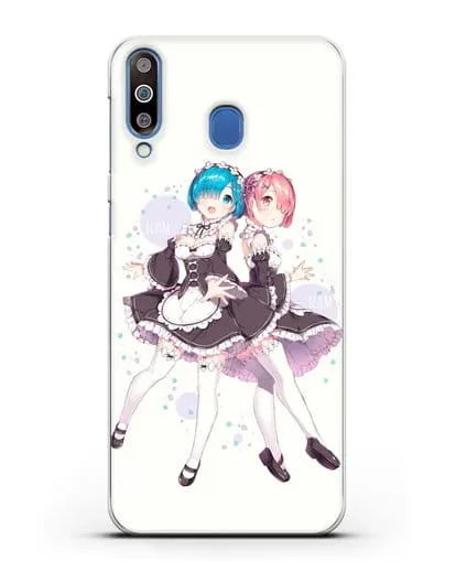Чехол аниме Re:zero жизнь с нуля - Рем и Рам силиконовый для Samsung Galaxy M30 [SM-M305F]