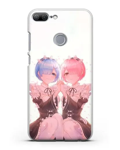 Чехол аниме Re:zero жизнь с нуля - Рем и Рам близняшки силиконовый для Honor 9 Lite