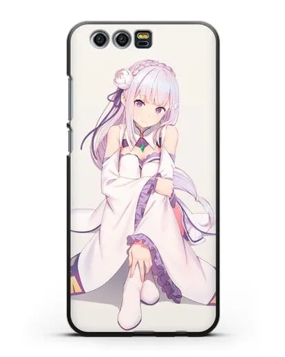 Чехол аниме Re:zero жизнь с нуля - Эмилия силиконовый для Honor 9