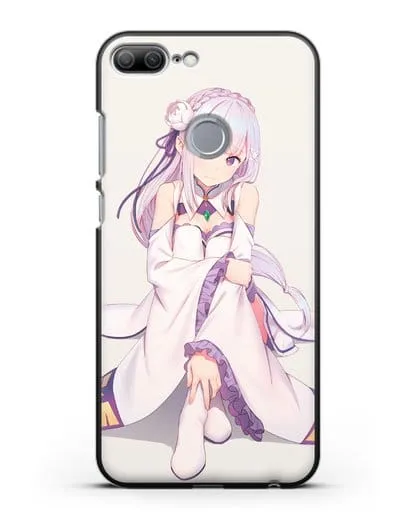 Чехол аниме Re:zero жизнь с нуля - Эмилия силиконовый для Honor 9 Lite