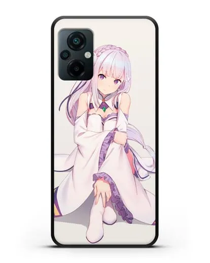 Чехол аниме Re:zero жизнь с нуля - Эмилия силиконовый для Xiaomi Poco M5