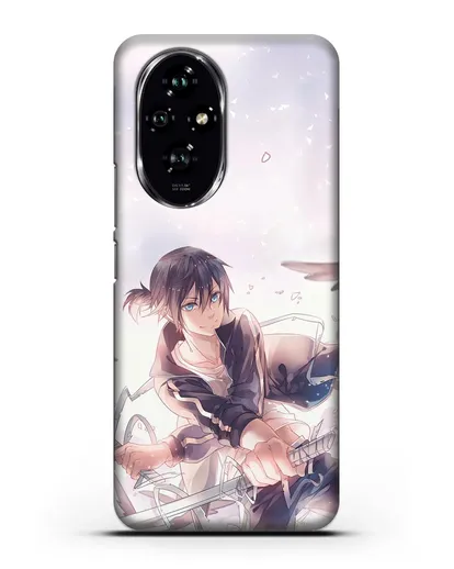 Чехол аниме Бездомный бог - Ято с хвостиком силиконовый для Honor 200