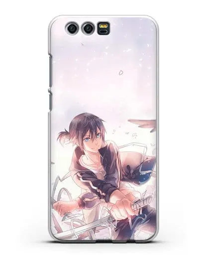 Чехол аниме Бездомный бог - Ято с хвостиком силиконовый для Honor 9