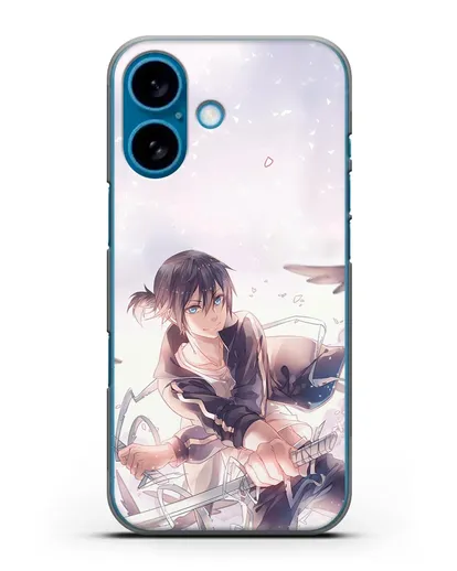 Чехол аниме Бездомный бог - Ято с хвостиком силиконовый для iPhone 16