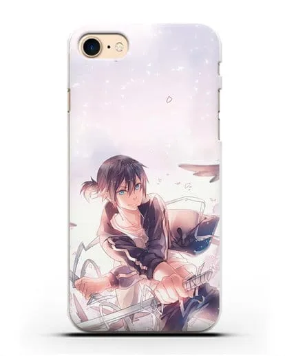 Чехол аниме Бездомный бог - Ято с хвостиком силиконовый для iPhone 7