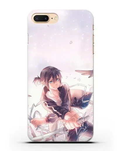 Чехол аниме Бездомный бог - Ято с хвостиком силиконовый для iPhone 7 Plus