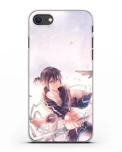 Чехол аниме Бездомный бог - Ято с хвостиком силиконовый для iPhone SE 2020