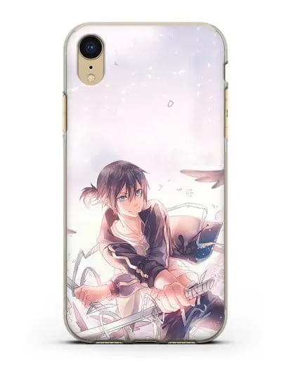 Чехол аниме Бездомный бог - Ято с хвостиком силиконовый для iPhone XR