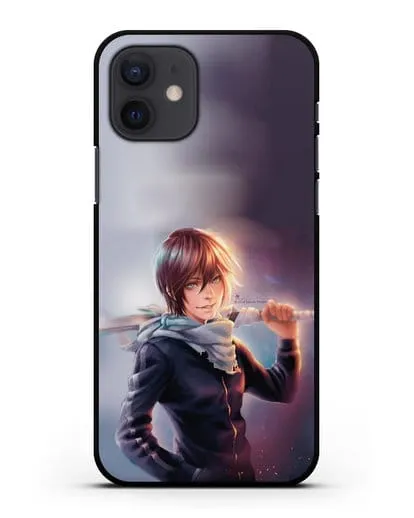 Чехол аниме Бездомный бог - Ято с мечом силиконовый для iPhone 12