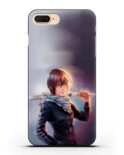 Чехол аниме Бездомный бог - Ято с мечом силиконовый для iPhone 7 Plus
