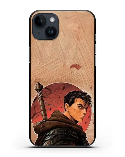 Чехол аниме Берсерк - Убийца сотни Гатс силиконовый для iPhone 14 Plus